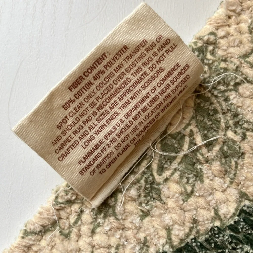 The Farmhouse by Rachel Ashwell Set of 2 Reversible Decorative Accent Rugs (NWT) - Picture 4 of 12